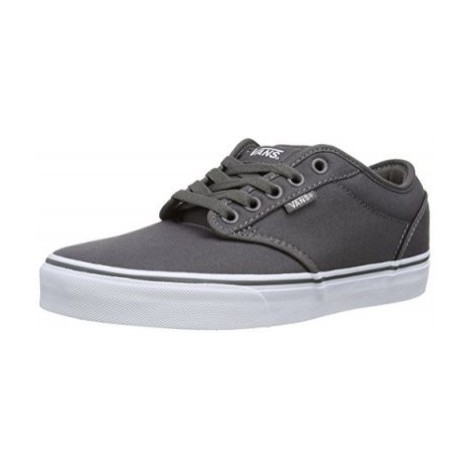 vans shoes gray and black